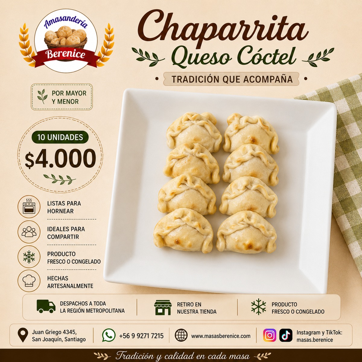 Empanadas de horno chaparritas