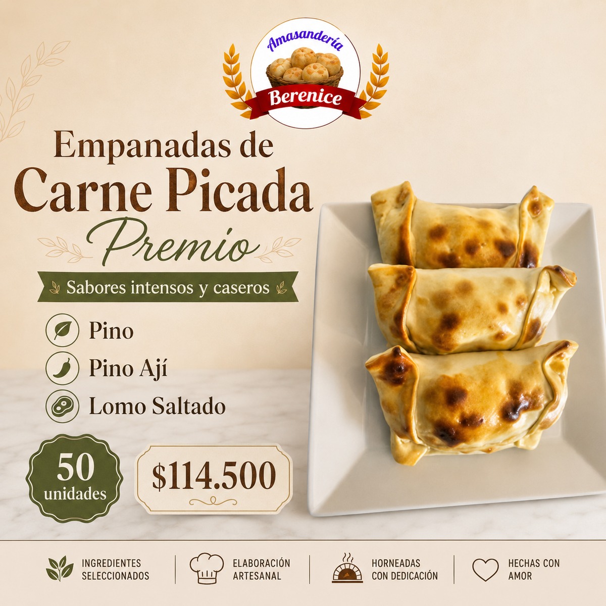 Empanadas de horno surtidas premium