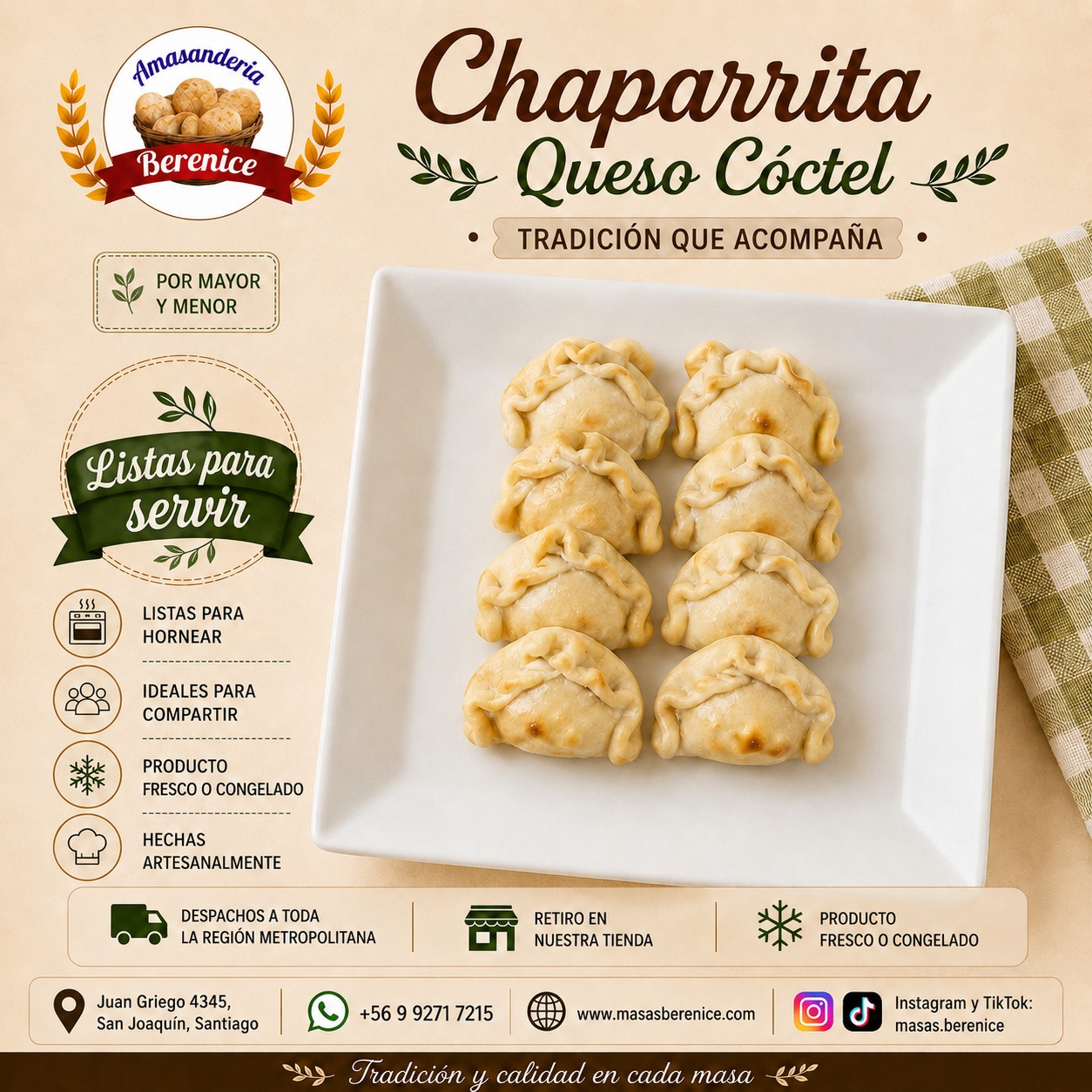 Empanadas de horno chaparritas