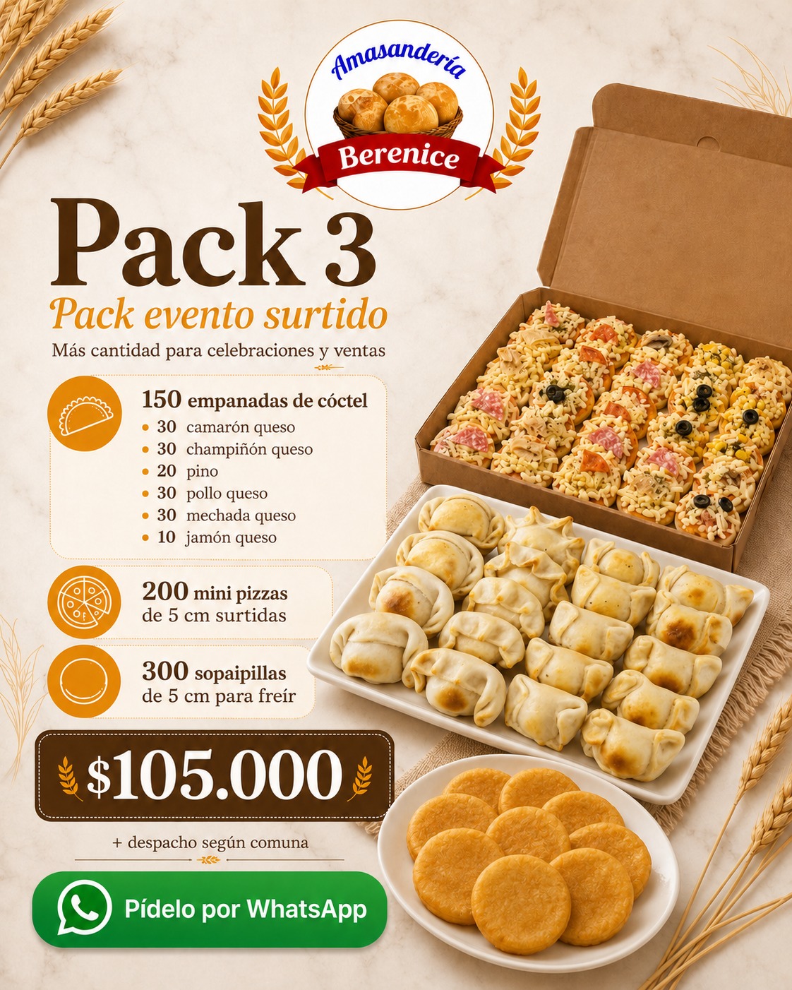 Pack 3 Evento surtido 650 unidades
