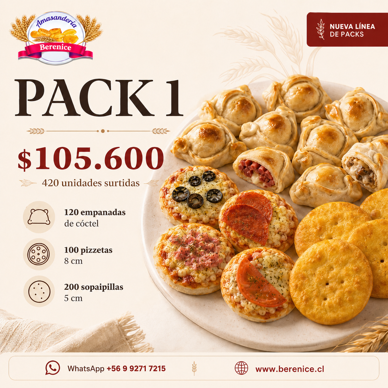 Pack 1 – Nueva Línea de Packs