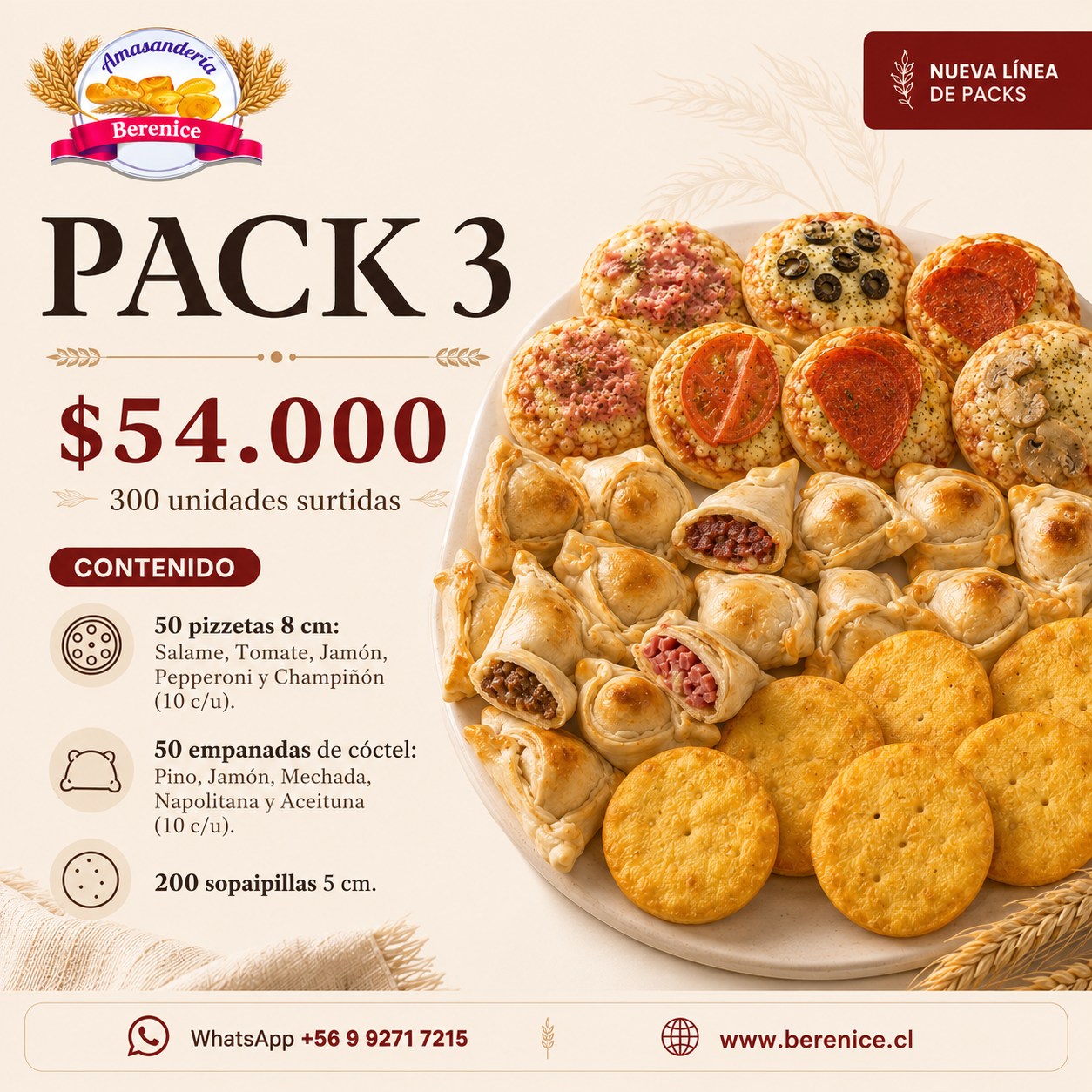 Pack 3 – Nueva Línea de Packs