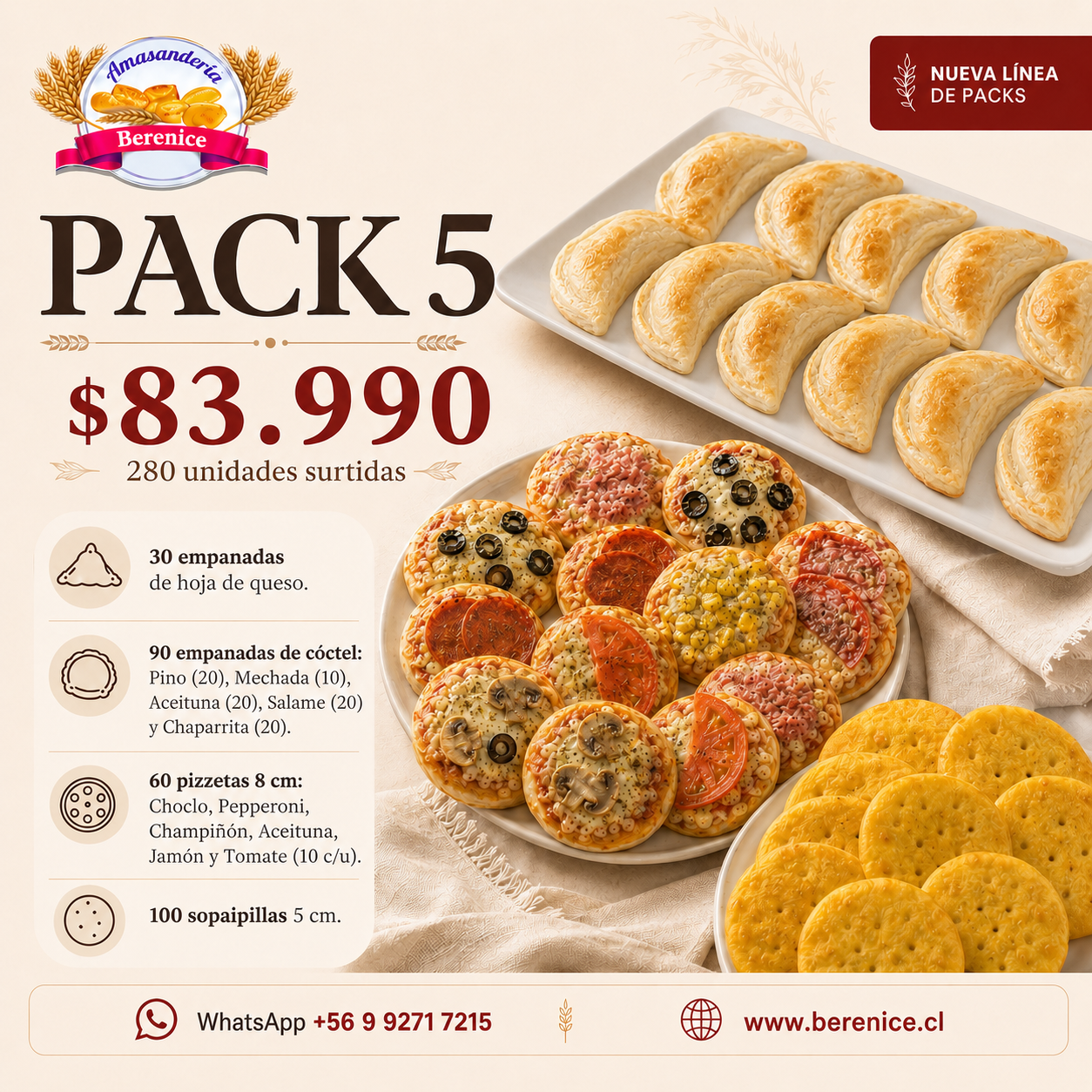 Pack 5 – Nueva Línea de Packs