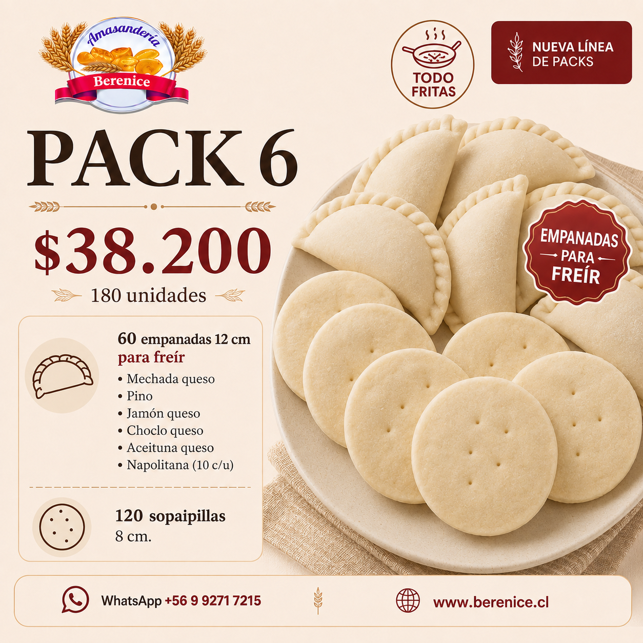 Pack 6 – Nueva Línea de Packs