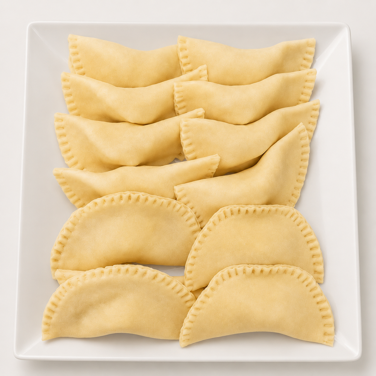 Empanadas media luna queso 12 cm