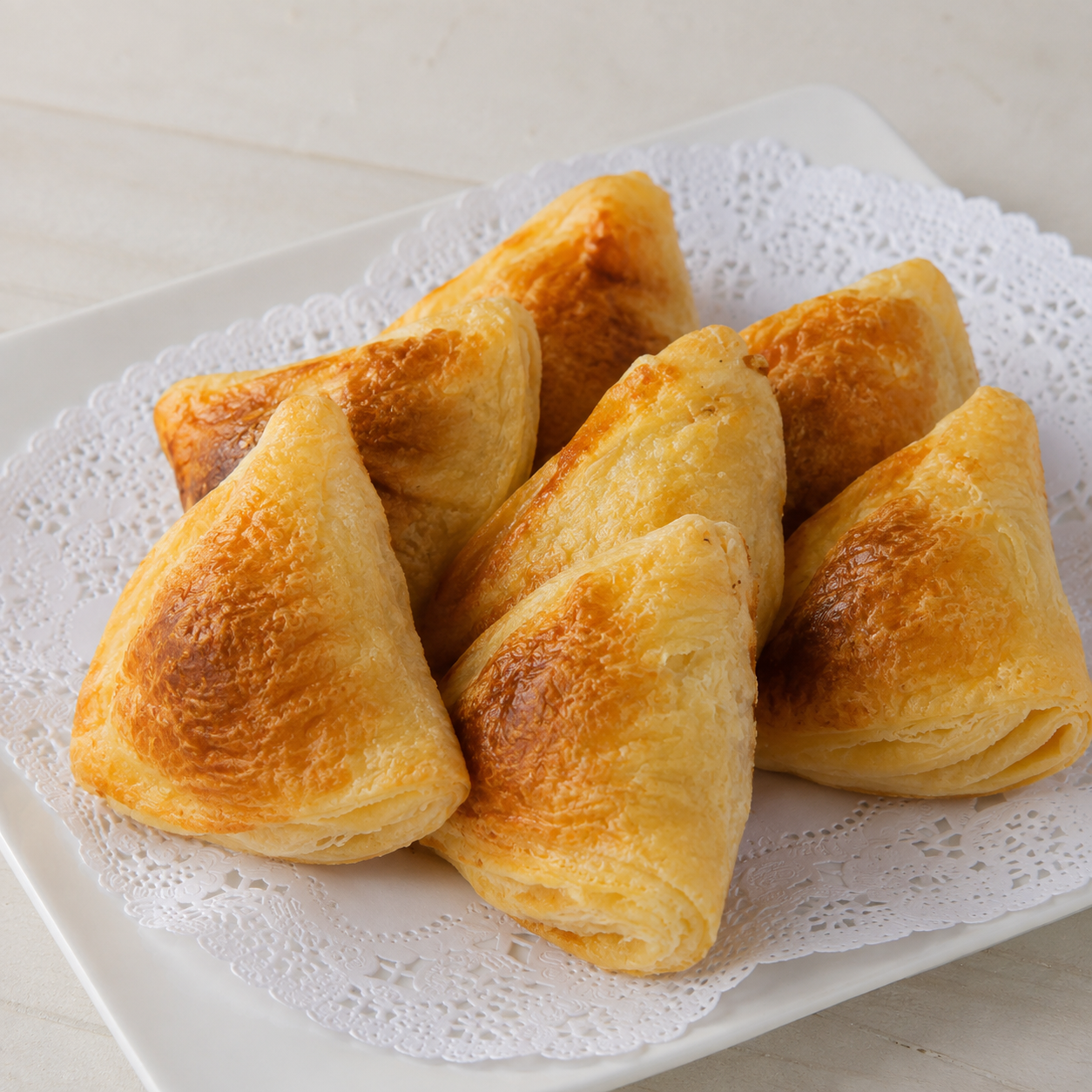 Empanadas de coctel de hoja solo queso