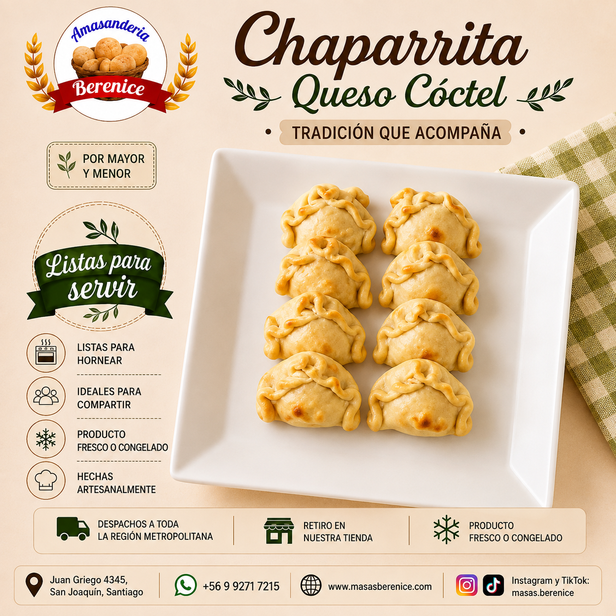 Empanadas de horno chaparritas